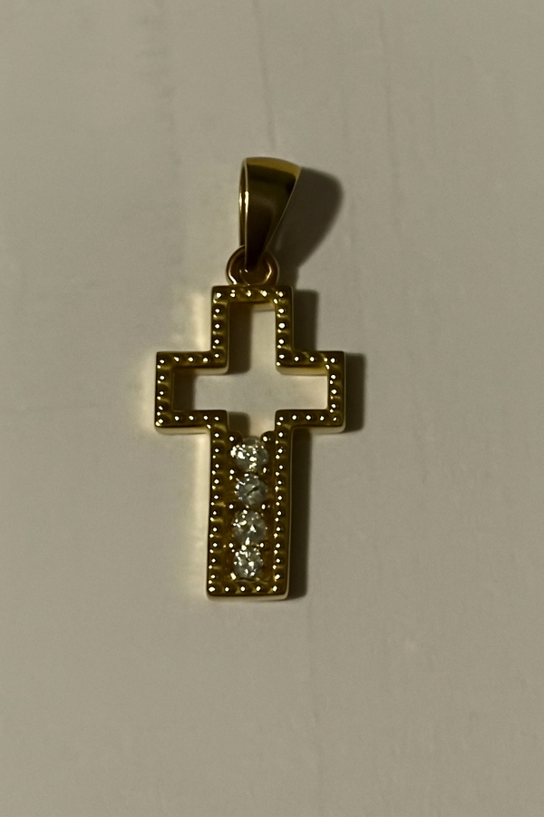 HOLLOW CROSS PENDANT