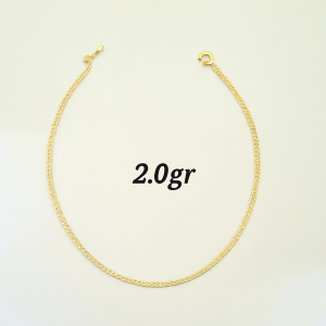 Delicate Gold Anklet – 18K