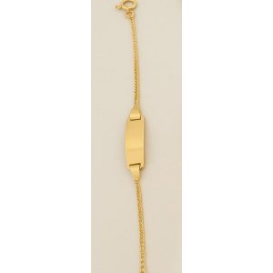 Classic Baby ID Bracelet – 18K Gold