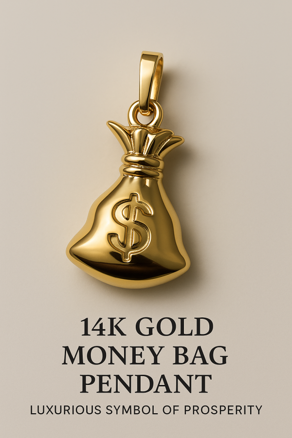 GOLD MONEY BAG PENDANT
